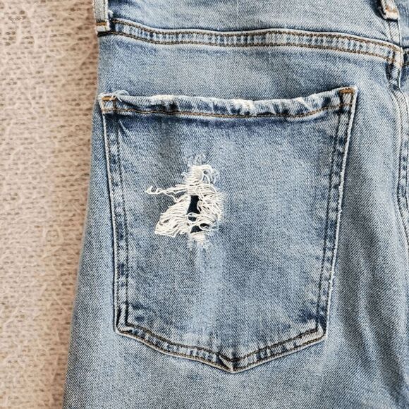 Agolde Women's Nico High Rise Raw Hem Slim Jean Style A093D-3002 Destressed 29 - Picture 6 of 11
